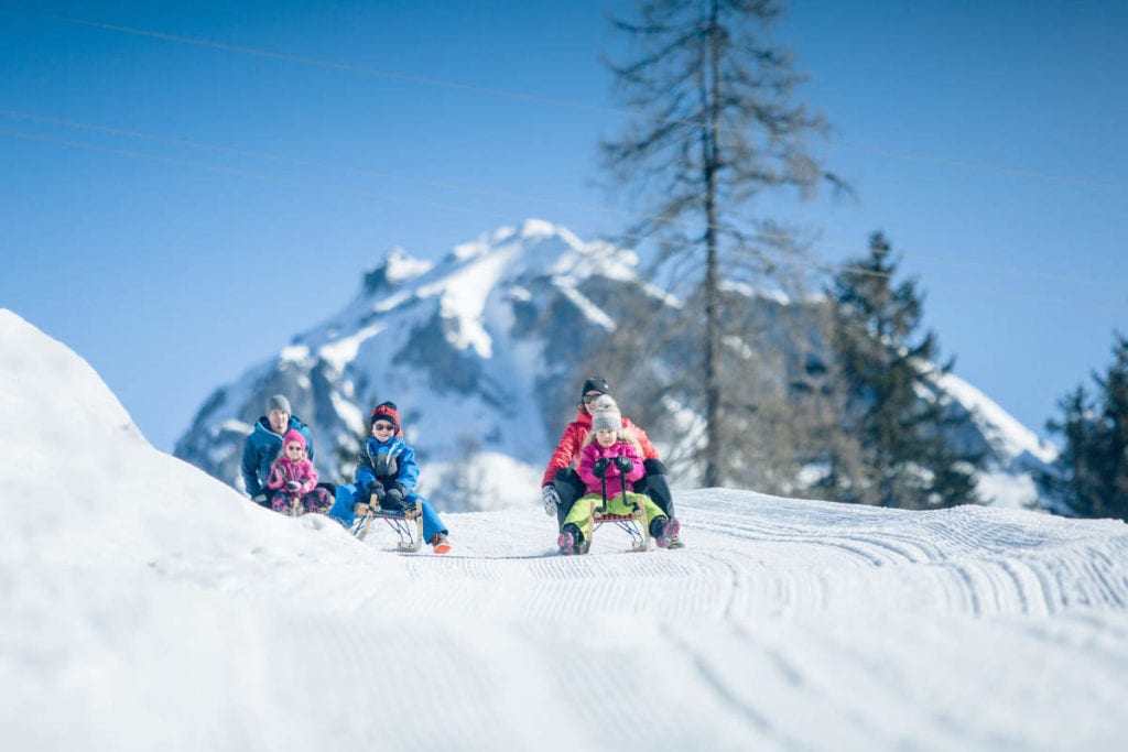 Rodeln · Winterurlaub in Andi’s Skihotel in Obertauern